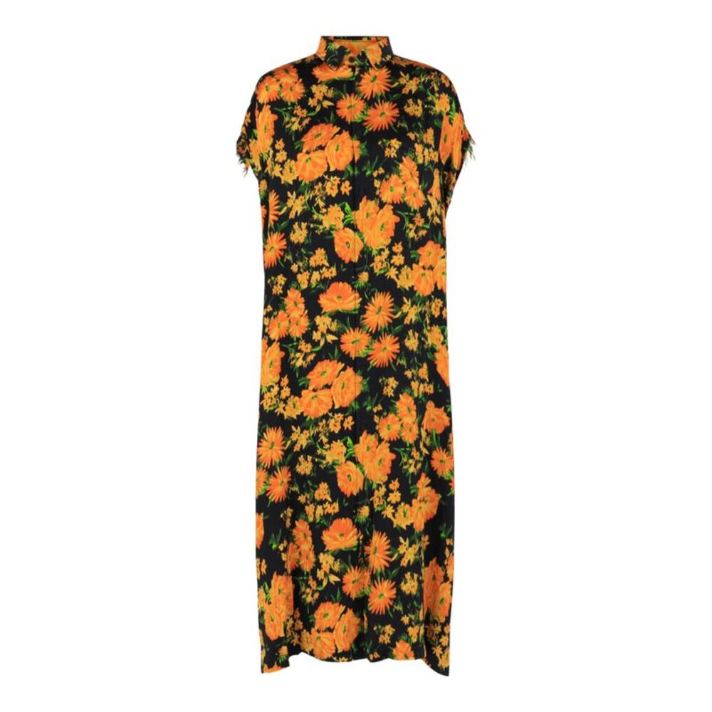 Balenciaga Rawcut Sleeveless Dress Multi Womens